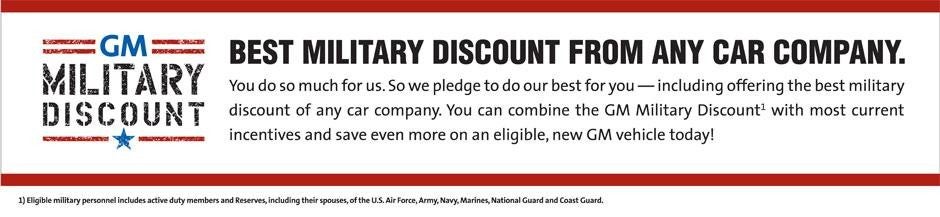 GM Military Discount - Best Military Discount from any car company